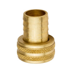 HVY PATTERN FEMALE COUPLING SOLID ROD BRASS - 3/4