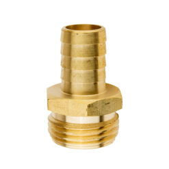 HVY MALE COUPLING SOLID ROD BRASS - 5/8