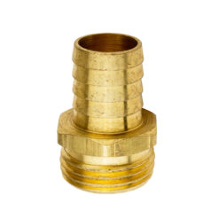 HVY PATTERN MALE COUPLING SOLID ROD BRASS - 3/4