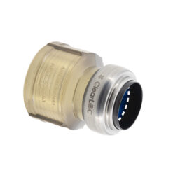 LEGEND VALVE 457-704 1/2" X 3/4" FNPT CLEARLOC PUSH FIT FEMALE STRAIGHT CONNECTOR
