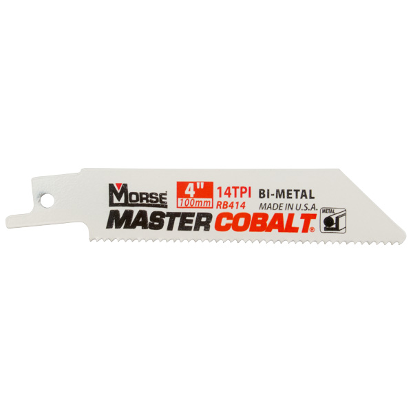 M. K. MORSE RB414T05 4" BI METAL SAWS ALL BLADE 14 TPI M. K. MORSE RB414T05 4" BI METAL SAWS ALL BLADE 14 TPI