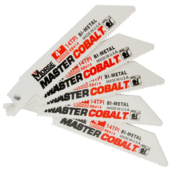 M. K. MORSE RB414T05 4" BI METAL SAWS ALL BLADE 14 TPI M. K. MORSE RB414T05 4" BI METAL SAWS ALL BLADE 14 TPI