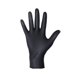 SAS SAFETY CORP 66483 LARGE POWDER FREE NITRILE DISPOSABLE GLOVES - BOX OF 100 (MADE IN THE USA)