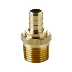 1/2” PEX X 3/4” MNPT BRASS MALE ADAPTER PEX B F1807