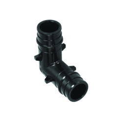 EVERFLOW SUPPLIES INC B-PPRL3412 3/4” X 1/2” BLACK POLY 90 DEGREE ELBOW PEX B F1807