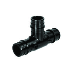 EVERFLOW SUPPLIES INC B-PPRT1112 1” X 1” X 1/2” BLACK POLY TEE PEX B F1807