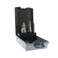 M. K. MORSE 124607 3-PIECE SWITCHBACK STEP DRILL KIT WITH 1/4” IMPACT SHANK