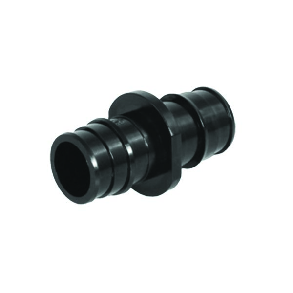 EVERFLOW SUPPLIES INC B-FPPCP0012 1/2” BLACK POLY COUPLING PEX A F1960 EVERFLOW SUPPLIES INC B-FPPCP0012 1/2” BLACK POLY COUPLING PEX A F1960