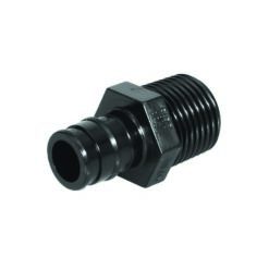 EVERFLOW SUPPLIES INC B-FPMA0012 1/2” PEX X 1/2” MIPS BLACK POLY ADAPTER PEX A F1960