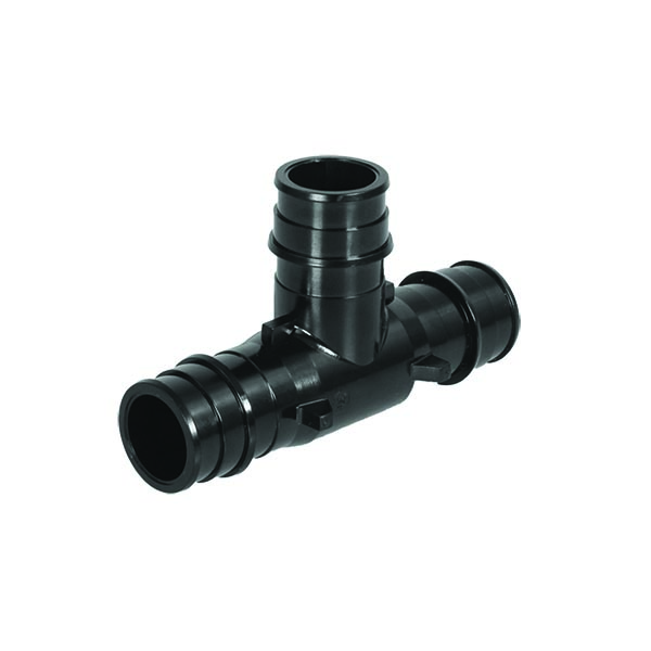 EVERFLOW SUPPLIES INC B-FPTE0100 1” BLACK POLY TEE PEX A F1960 EVERFLOW SUPPLIES INC B-FPTE0100 1” BLACK POLY TEE PEX A F1960