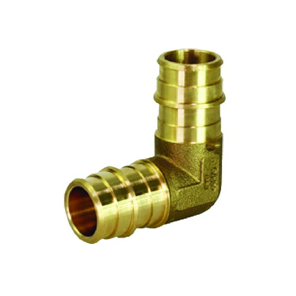 3/4” PEX X 1/2” PEX LF BRASS 90 DEG ELBOW PEX A F1960 3/4” PEX X 1/2” PEX LF BRASS 90 DEG ELBOW PEX A F1960