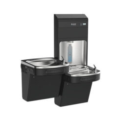 ELKAY LZSTL8WSBPRO BLACK STAINLESS PRO FILTRATION BOTTLE FILLER & BI-LEVEL ADA WATER COOLER