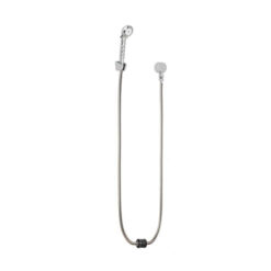CHICAGO FAUCET 150-ADCP CHROME PLATED AUTO DRAIN HOSE AND HAND SPRAY 2.5 GPM