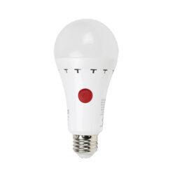 8 WATT A21 MEDIUM BASE BULB W/ BATTERY BACKUP; 120V 3000K
