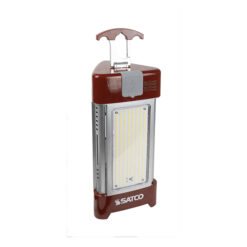 SATCO S13175 30/70/100/120W LED WORK LIGHT 500K CCT 120V WITH SAFETY CABLE MOUNTING KIT AND REMOTE