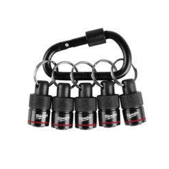 MILWAUKEE 48-32-4537 5-PIECE BIT HOLDER WITH CARABINER