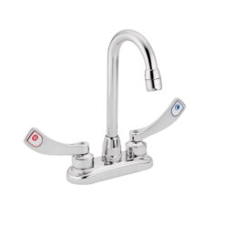 MOEN 4" BAR FAUCET W/ GOOSENECK SPOUT