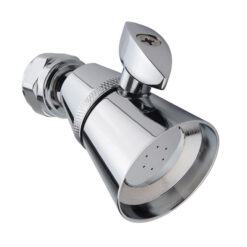 INSTITUTIONAL ADJ CP BRASS SHOWER HEAD 1.8 GPM 1-3/4" DIA