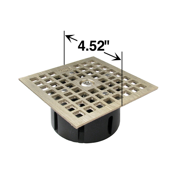 LOCKING DRAIN GRATE SQUARE NICKEL BRONZE - REPLACES JOSAM LOCKING DRAIN GRATE SQUARE NICKEL BRONZE - REPLACES JOSAM