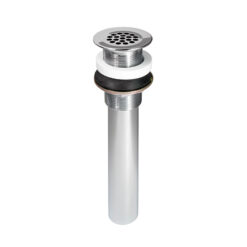 1-1/4” X 6” NON REMOVABLE GRID STRAINER L/OVERFLOW