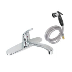 BINFORD C5720LS CP SINGLE LEVER KITCHEN FAUCET W/SPRAY