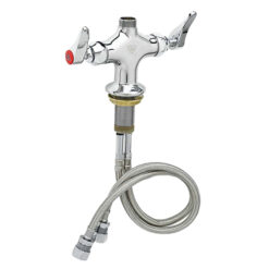 T & S BRASS B-0300-LN CP SINGLE HOSE MIXING FAUCET BASE UNIT LESS SPOUT