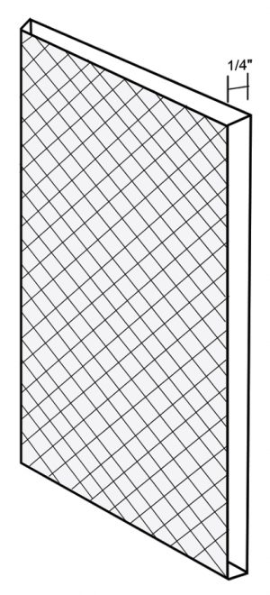 Safety-Wired Fire Protective Glass